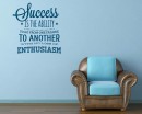 Success Quotes Wall Decal Motivational Vinyl Art Stickers